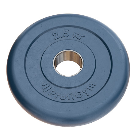 Тренировочный диск Profigym 2,5 кг синий